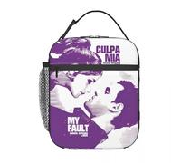Culpa MIA My Fault Movie Merch Bolsas de Almuerzo aisladas para Almacenamiento de Alimentos al Aire Libre Nevera portátil Térmica Caja Bento