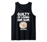 Culpable de amar a Dim Sum Demasiado Cocina Cantonesa China Camiseta sin Mangas