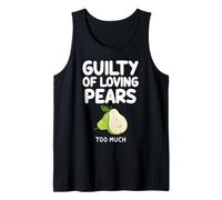 Culpable de amar Las Peras Demasiado Dulces Frutas de otoño Bartlett Camiseta sin Mangas