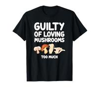 Culpable de amar los hongos demasiado Portobello Shiitake Yum Camiseta