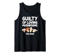 Culpable de amar los hongos demasiado Portobello Shiitake Yum Camiseta sin Mangas