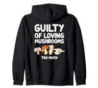 Culpable de amar los hongos demasiado Portobello Shiitake Yum Sudadera con Capucha