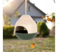 CULT at home Bebedero para pájaros para jardín para pájaros pequeños, casa para pájaros y balcón, cuenco para pájaros, bebedero para insectos - Bebedero para pájaros para exteriores para colgar