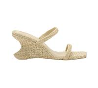 Cult Gaia- Raven Woven Sandal- Shoes- Mujer- Beige- 38 1/2 EU- Raven Woven Sandal
