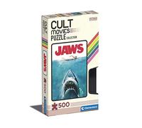 Clementoni Jaws 500pzs Does Not Apply Italia 500 Piezas Tiburón, Puzzle Adulto películas(35111), Multicolor, M