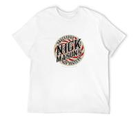 Cult Nick Mason Saucerful of Secrets Faux Print Unisex T-Shirts Men tee Cotton Tops White Shirt L