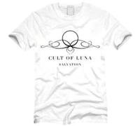 Cult of Luna Salvation Print Unisex T-Shirts Men tee Cotton Tops White Shirt XL