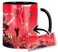 Cult Of The Lamb Taza Interior y Asa Negra Ceramica Mug
