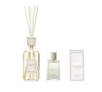 Culti Milano - Juego de ambientadores White Label con varillas de medollino + spray de 100 ml, difusión constante e inmediata, diseño elegante para casa y oficina (difusor mediterráneo + spray, 500)