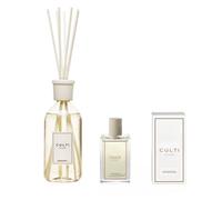 Culti Milano - Juego de ambientadores White Label con varillas de medollino + spray de 100 ml, difusión constante e inmediata, diseño elegante para casa y oficina (difusor Aramara + spray, 500)