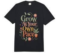 Cultiva a tu Propio Ritmo Motivacional botánico Floral Comfort Colors Adult Heavyweight T-Shirt