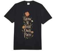 Cultiva a tu Propio Ritmo Motivacional Floral Comfort Colors Adult Heavyweight T-Shirt