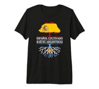 Cultivado Español con Raíces Argentinas - Argentina Camiseta Premium