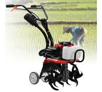 Cultivador de jardín de gasolina de mano, cultivador de suelo eficiente para patio, granja y arado de jardín
