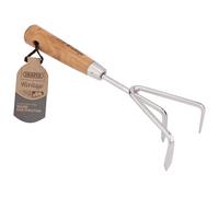Cultivador De Mano De Acero Inoxidable Draper 99026 Heritage Con Mango De Fresno