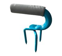 Cultivador manual de suelo con pinchos, mango ergonómico que absorbe los golpes para una preparación eficiente de camas de jardín, cultivador manual de acero de alto carbono