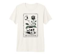 Cultivador Tarot Card Gótico Cráneo Maceta Camiseta Premium