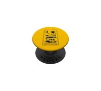 Cultivador Tarot Card Gótico Cráneo Maceta PopSockets PopGrip Adhesivo
