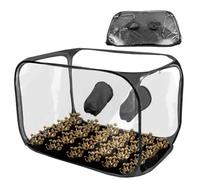 cultivadora de Setas | Casa De Cultivo Plegable Y Ventilada | 76x43x44,5 cm Suministros para Cultivar Setas | para Patio Techo Colegio Balcón Jardinería Apartamento Urbano Protección Invernal