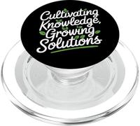 Cultivando el conocimiento Soluciones de crecimiento Agricultura Ciencia PopSockets PopGrip para MagSafe