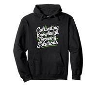 Cultivando el conocimiento Soluciones de crecimiento Agricultura Ciencia Sudadera con Capucha