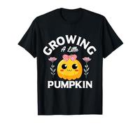 Cultivando Una Pequeña Calabaza Halloween Esperando Madre Camiseta