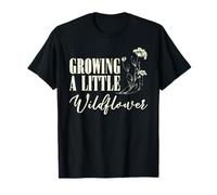 Cultivando una pequeña Madre de Flores Silvestres para ser Embarazada Arte Camiseta