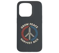 Cultivar la Paz Cosecha Arroz Tailandia Camboya Conflicto fronterizo Carcasa para iPhone 15 Pro