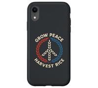 Cultivar la Paz Cosecha Arroz Tailandia Camboya Conflicto fronterizo Carcasa para iPhone XR