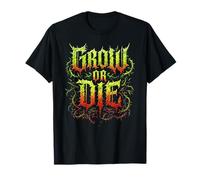 Cultivar o Morir Jardinería Hardcore Plant Lover Gardner Thorned Camiseta