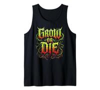 Cultivar o Morir Jardinería Hardcore Plant Lover Gardner Thorned Camiseta sin Mangas