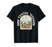 Cultivar Pensamientos positivos Libros Plantas frondosas Diversión en el alféizar de la Ventana Camiseta