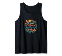 Cultivar Resiliencia Diente de león Flores Obra de arte Amante de la naturaleza Camiseta sin Mangas