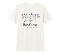 Cultivate Kindness Quote Christian Proverbs 3:3 Bible Verse Camiseta Premium