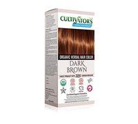 Cultivator's | Organic Herbal Hair Colour - Dark Brown 100g | 2 x 100g (ES)