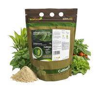 CULTIVERS Abono Aminoácidos 80% 1 kg Ecológico Fertilizante Plantas Huerto y Jardín