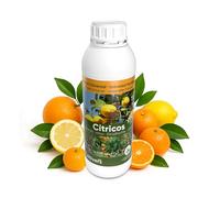 CULTIVERS Abono Cítricos Líquido Ecológico 1 L NPK Hierro Zinc Cobre Manganeso Molibdeno Boro + 6% Aminoácidos | Fertilizante para Limonero, Naranjo, Mandarino y Pomelo