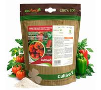 CULTIVERS Abono de calcio para tomates y pimientos 5 kg | Fertilizante ecoógico soluble para cultivos hortícolas | Aporte de calcio para suelo y aplicación foliar | Uso en huerto y jardín