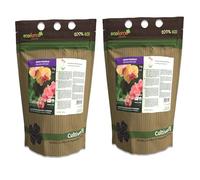CULTIVERS Abono Orquídeas Ecológico 2x1kg. Fertilizante de Origen 100% Orgánico y Vegano Granulado. Potencia el Crecimiento y Estimula la Floración