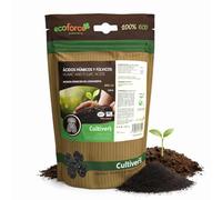 CULTIVERS Abono Universal Ácidos Húmicos Fúlvicos y Potasio 250 g Ecológico 82% | Fertilizante Soluble Concentrado de Leonardita | Mejorador de suelo para plantas Potencia tu huerto y jardín