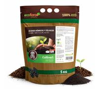 CULTIVERS Abono Universal Ácidos Húmicos Fúlvicos y Potasio 5 kg Ecológico 82% | Fertilizante Soluble Concentrado de Leonardita | Mejorador de suelo para plantas Potencia tu huerto y jardín