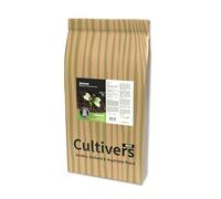 CULTIVERS Biochar Carbón Vegetal 40 L (8kg) Mejorador de suelo ecológico para huerto, césped, compost y plantas, Biocarbón acondicionador potencia fertilidad retiene agua y nutrientes y secuestra CO₂