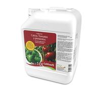 CULTIVERS Calcio Líquido para Tomates y Pimientos 10 L | Fertilizante para Hortalizas | Contribuye a Reducir Problemas Asociados a la Falta de Calcio y Mejora la Calidad del Fruto