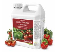 CULTIVERS Calcio Líquido para Tomates y Pimientos 5 L | Abono Líquido con Calcio para Cultivos Hortícolas, Horticultura y Jardinería, Uso Regular en Huerto, Jardín y Plantas