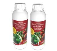CULTIVERS Calcio Tomates y Pimientos Líquido 2x1 L | Corrector de carencias de Calcio para hortalizas Corrije la Podredumbre Apical Peseta Mejora la Calidad de los Frutos en Cultivos Hortícolas