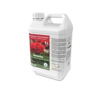 CULTIVERS Fertilizante Geranios Ecológico Líquido 5 L. Hojas más verdes, Mayor Floración e Intensifica el color. Con Macronutrientes y Micronutrientes. Abono 100% Orgánico y Natural