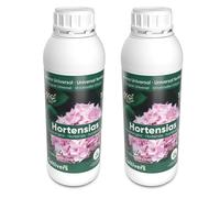 CULTIVERS Fertilizante Hortensias Ecológico de 2x1L. Abono Líquido Mayor Floración y Intensifica el Color. Plantas sanas y Fuertes. Abono 100% Natural