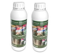 CULTIVERS Fertilizante Liquido Ecológico Cactus y Crasas 2X 1L. Crecimiento Saludable con Mayor Floración. Plantas más Resistente a Enfermedades. Abono 100% Orgánico y Natural