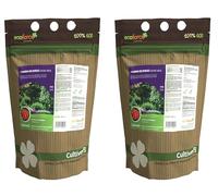 CULTIVERS Harina de Hueso 2x1 kg | Abono para Plantas Ecológico con 30% de Fósforo y 38% de Calcio | Fertilizante para Suelo y Jardín Apto para Enraizamiento, Floración y Desarrollo del Fruto