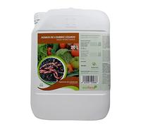 CULTIVERS Humus Líquido de Lombriz Ecológico de 20 l. Materia Orgánica Rica en Microorganismos. Regenerador de la Vida del Suelo. Aumenta la Calidad y producción de Las cosechas.